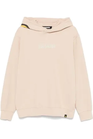BARROW Bluzy, Mężczyzna, Beżowy, L, Bawełna, Neutralna Bluza z Kapturem dla Stylowego Wyglądu