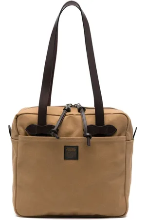 Filson Torebki, Kobieta, Beżowy, ONE SIZE, Skóra, Płócienna Torba na Ramię ze Skóry
