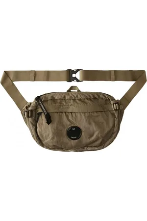 C.P. Company Torebki, Mężczyzna, Beżowy, ONE SIZE, Nylon, Nylon B Walnut Torba na Ramię