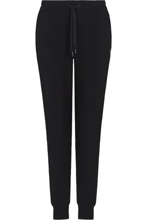 Armani Exchange Spodnie, Kobieta, Czarny, S, Czarne Spodnie Dresowe Stylowe i Wygodne