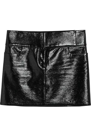 Courrèges Spódnice, Kobieta, Czarny, S, Bawełna, Gonna Mini Skirt