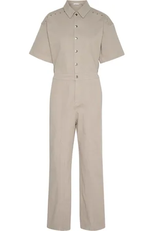 Karen by Simonsen Kombinezony, Kobieta, Szary, 2XS, Elegant Jumpsuit Flint
