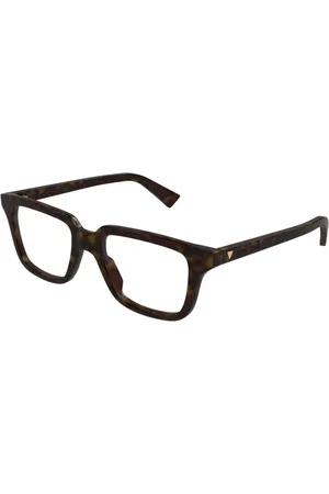 Bottega Veneta Akcesoria, unisex, brązowy, ONE SIZE, Len, Prostokątne okulary octanowe ze szkłami fotochromowymi