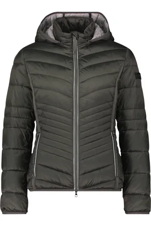 Betty Barclay Kurtki, Kobieta, Zielony, 3XL, Sportowa Kurtka Outdoor z Odpinaną Kapturem