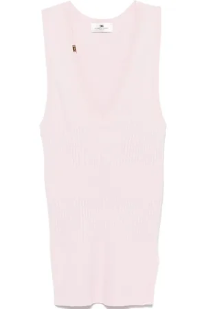 Elisabetta Franchi Koszulki, Kobieta, Różowy, M, Quarzo Top