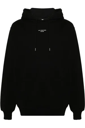 Drôle de Monsieur Bluzy, Mężczyzna, Czarny, M, Bawełna, Czarny stylowy sweter casual fashion