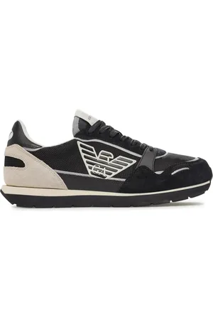 Emporio Armani Buty, Mężczyzna, Wielobarwność, 43 1/2 EU, Poliester, Sneakersy