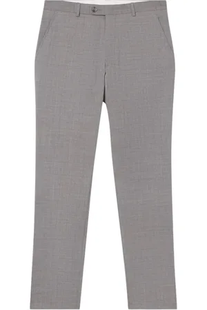 Brooks Brothers Spodnie, Mężczyzna, Szary, W36, Wełna, Spodnie z dziewiczej wełny