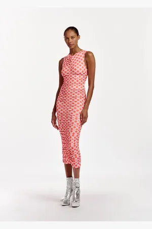 Essentiel Antwerp Spódnice, Kobieta, Czerwony, M, Spódnica Midi