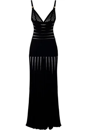 Elisabetta Franchi Sukienki, Kobieta, Czarny, M, Bawełna, Sukienka Red Carpet na ramiączkach spaghetti