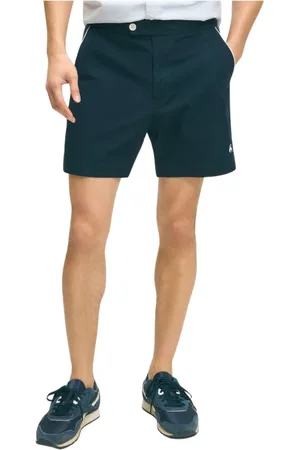 Brooks Brothers Szorty, Mężczyzna, Niebieski, W36, Bawełna, Bawełniane Szorty Tenisowe
