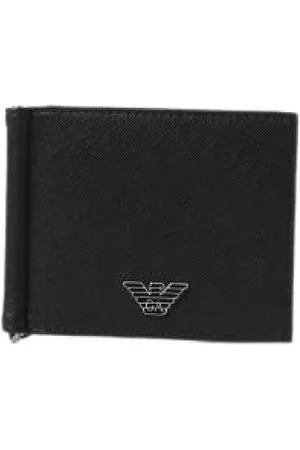 Emporio Armani Akcesoria, Mężczyzna, Czarny, ONE SIZE, Czarny Portfel