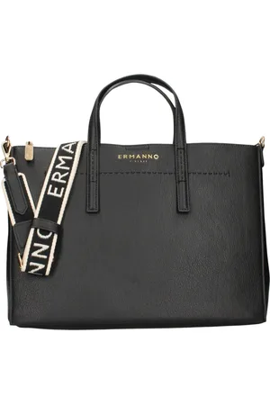 ERMANNO SCERVINO Torebki, Kobieta, Czarny, ONE SIZE, Duża torba Tote Styl Tiara
