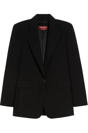 Max Mara Kurtki, Kobieta, Czarny, M, Poliester, Furetto Blazer