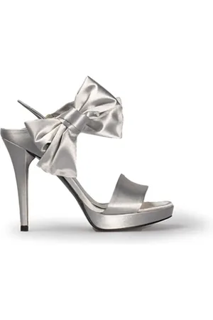 Stuart Weitzman Buty, Kobieta, Szary, 37 EU, Sandały na wysokim obcasie Bigbow