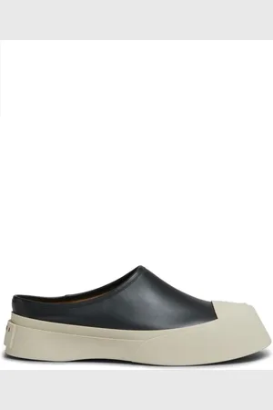 Marni Buty, Mężczyzna, Czarny, 40 EU, Skóra, Wsuwane Sneakersy