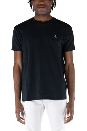 Vivienne Westwood Koszulki, Mężczyzna, Czarny, L, Klasyczny T-shirt Orb