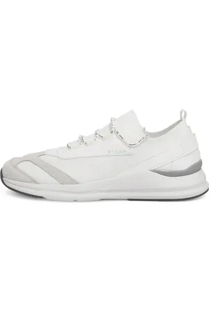 Boggi Milano Buty, Mężczyzna, Biały, 44 EU, Skóra, Tech Sneakers z Jerseyu