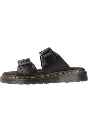Dr. Martens Buty, Mężczyzna, Czarny, 43 EU, Skóra, Płaskie Sandały
