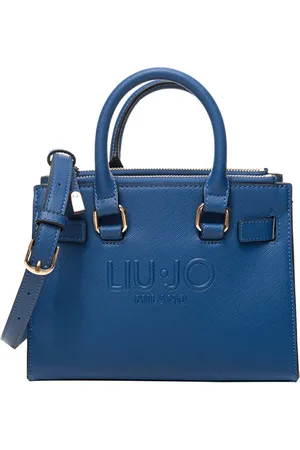 Liu Jo Torebki, Kobieta, Niebieski, ONE SIZE, Niebieska Torba Shopper z Syntetycznej Skóry