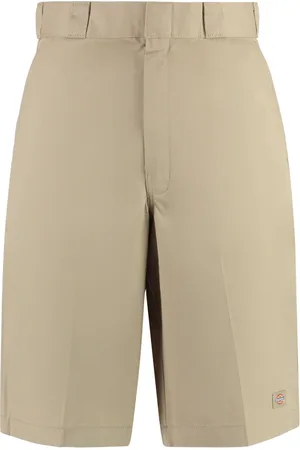 Dickies Szorty, Mężczyzna, Beżowy, W31, Casual bawełniane szorty