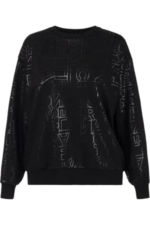 Elisabetta Franchi Bluzy, Kobieta, Czarny, S, Czarny Sweter