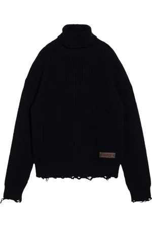 Dsquared2 Swetry, Mężczyzna, Niebieski, L, Wełna, Golf z golfem