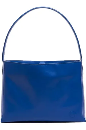 Inès de la Fressange Torebki, Kobieta, Niebieski, ONE SIZE, Skóra, Kobaltowa skórzana torba na ramię