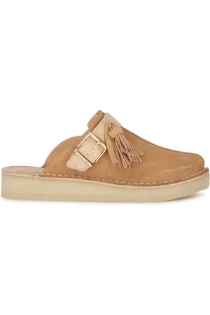 Clarks Buty, Kobieta, Beżowy, 36 EU, Zamsz, Trek Mule