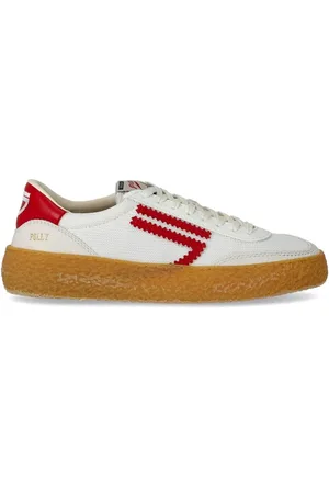 Puraai Buty, Kobieta, Biały, 36 EU, Zamsz, Polly Apple Sneaker w Białym