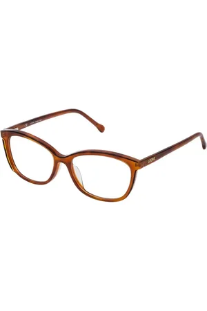 Loewe Akcesoria, Kobieta, brązowy, ONE SIZE, Brązowe oprawki octanowe z wzorem Havana