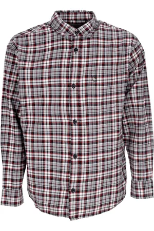 Carhartt Koszule, Mężczyzna, Szary, XL, Bawełna, Szara Koszula Flanelowa w Kratę Heather Check
