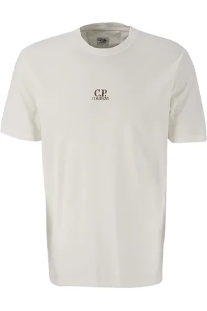 C.P. Company Koszulki, Mężczyzna, Biały, L, T-Shirts