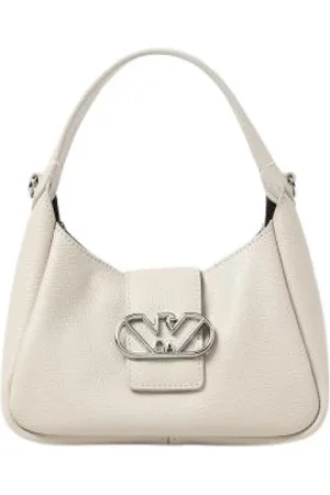 Emporio Armani Torebki, Kobieta, Beżowy, ONE SIZE, Kremowa torebka na ramię