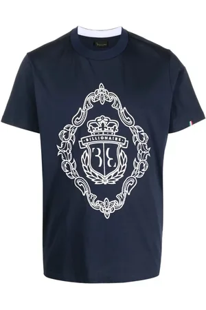 BILLIONAIRE Koszulki, Mężczyzna, Niebieski, 4XL, T-Shirts