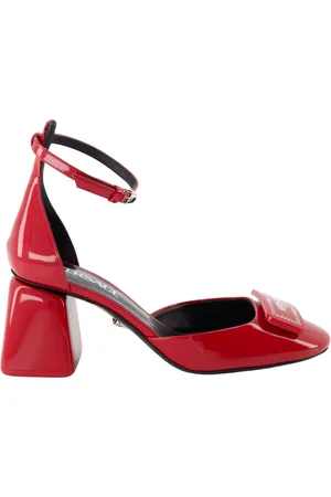 VERSACE Buty, Kobieta, Czerwony, 38 EU, Czerwone lakierowane obcasy