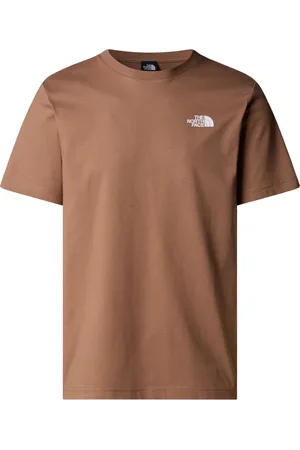 The North Face Koszulki, Mężczyzna, brązowy, S, Koszulka z Logo z Bawełny