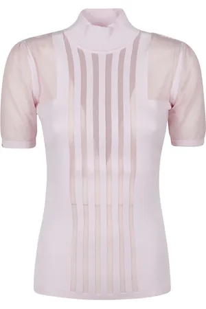 Elisabetta Franchi Swetry, Kobieta, Różowy, S, Bawełna, Golf z golfem