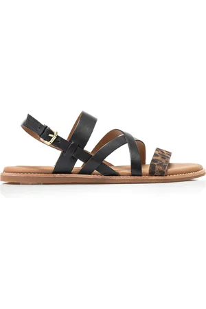 Clarks Buty, Kobieta, Czarny, 36 EU, Skóra, Klapki Karsea Sun