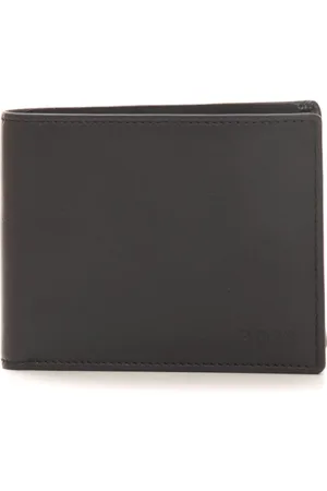 HUGO BOSS Akcesoria, Mężczyzna, brązowy, ONE SIZE, Skóra, Elegancki skórzany portfel z przegródkami na karty
