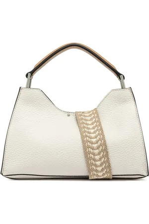 Gianni chiarini Torebki, Kobieta, Biały, ONE SIZE, Sabbia Nature Aurora Stylowa Torebka
