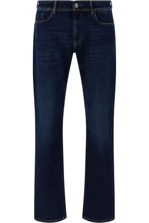 Boggi Milano Jeansy, Mężczyzna, Niebieski, W32, Denim, Jeansyy Stretch Denim