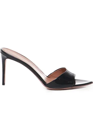 Giuliano Galiano Buty, Kobieta, Czarny, 37 1/2 EU, Czarne Sandały Alixia Mule