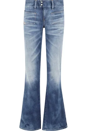 Diesel Jeansy, Kobieta, Niebieski, W28, Len, Silent Night Hoodie
