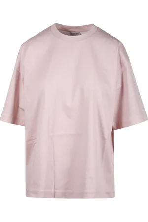 Burberry Koszulki, Kobieta, Różowy, M, Bawełna, Millepoint T-Shirt z Krótkim Rękawem