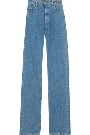 Burberry Jeansy, Kobieta, Niebieski, W26, Bawełna, Włoskie jeansy o prostym kroju