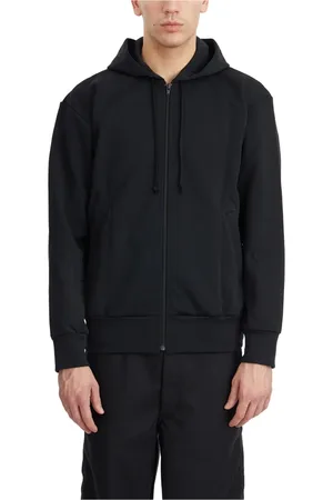 Comme des Garçons Bluzy, Mężczyzna, Czarny, XL, Bawełna, Bluza z kapturem i zamkiem błyskawicznym
