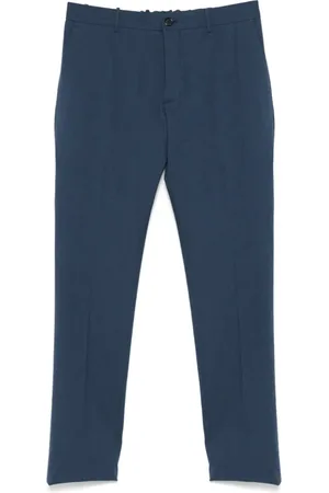 Incotex Spodnie, Mężczyzna, Niebieski, M, Granatowe Spodnie Slim Fit