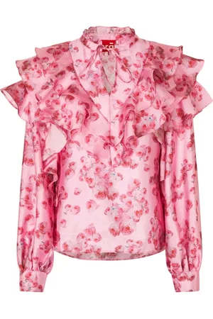 Crās Bluzki, Kobieta, Różowy, M, Sylvia Blouse