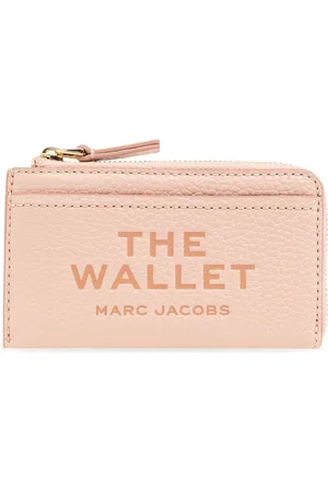 Marc Jacobs Akcesoria, Kobieta, Różowy, ONE SIZE, Skóra, Skórzany portfel